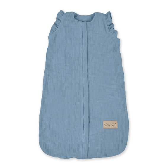 Albero Mio Letní mušelínový spací pytel 4-12m (CC7) MODRÁ