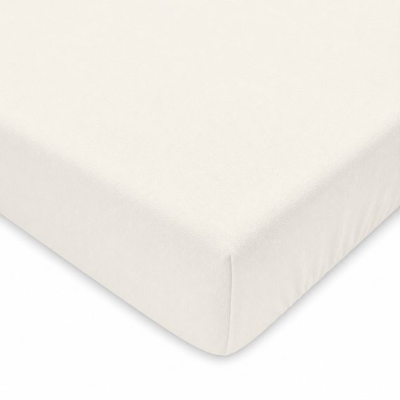 Pro Mrňousky Prostěradlo do postýlky jersey 120x60 cm KRÉMOVÉ