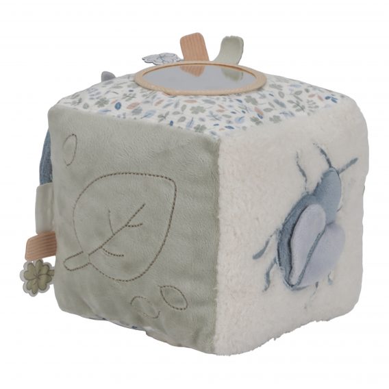 Little Dutch Plyšová kostka s aktivitami králíček Miffy Lucky Leaves