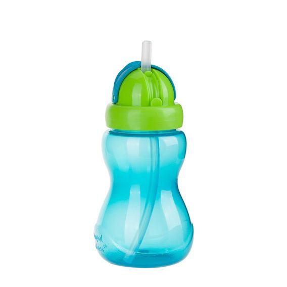 Canpol babies Sportovní láhev s brčkem 270ml (12m+) MODRÁ