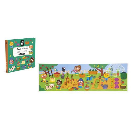 Janod Magnetická kniha Magnetistories ZAHRADA