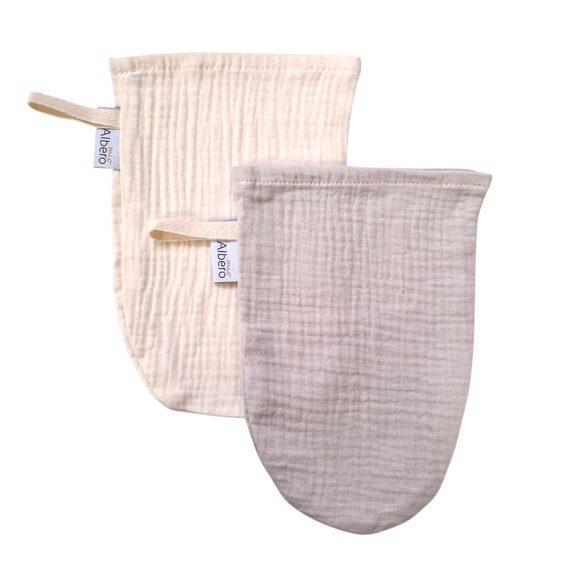 Albero Mio Mušelínové žínky 2ks BÉŽOVÁ