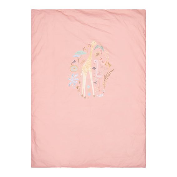 Little Dutch Povlečení organic Pink Blooming Safari (100x140/60x40)
