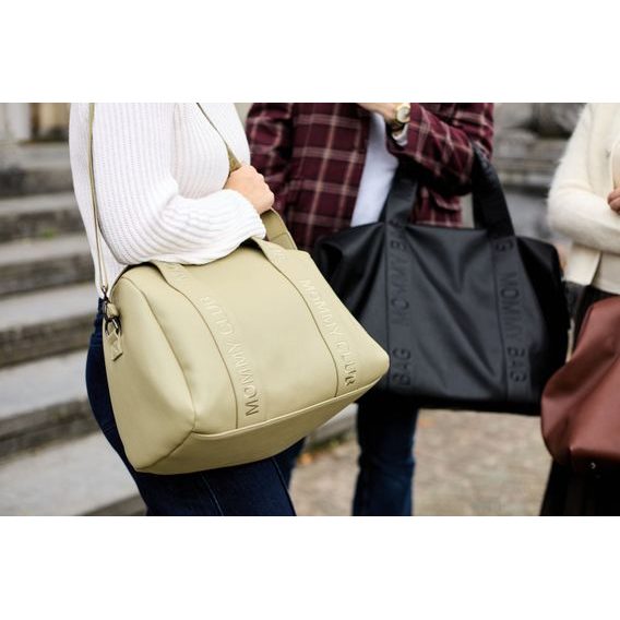 Childhome Přebalovací taška Mommy Club Signature Vegan Leather Green