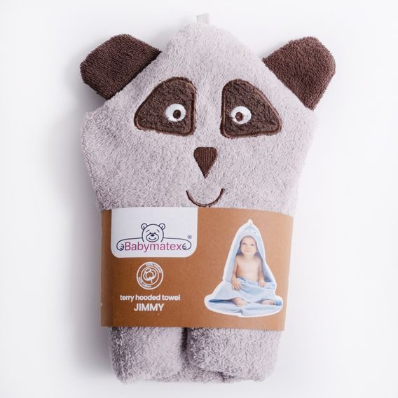 BabyMatex Osuška s kapucí 80x80 Jimmy PANDA