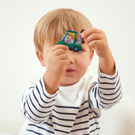 Janod Magnetická kniha Magnetistories NA STAVBĚ