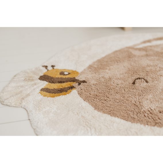 Little Dutch Dětský koberec organic KRÁLÍČEK