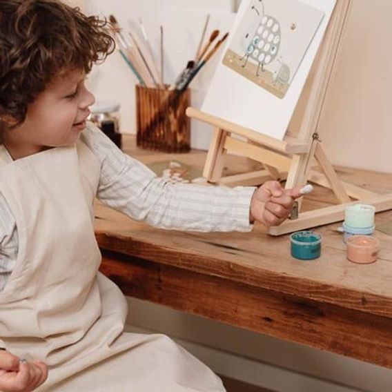 Little Dutch Kreativní sada malování prsty Forest Friends