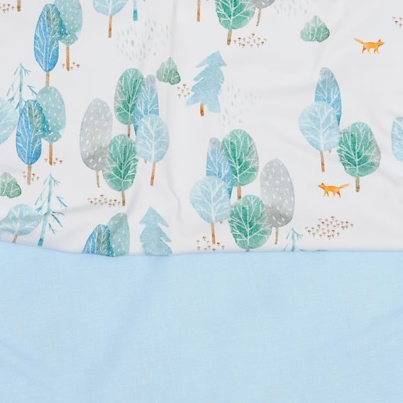 BabyMatex Dětská deka Bamboo (75x100) MODRÝ LES