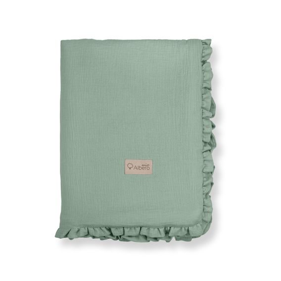Albero Mio Zateplená mušelínová dětská deka ŠALVĚJOVÁ
