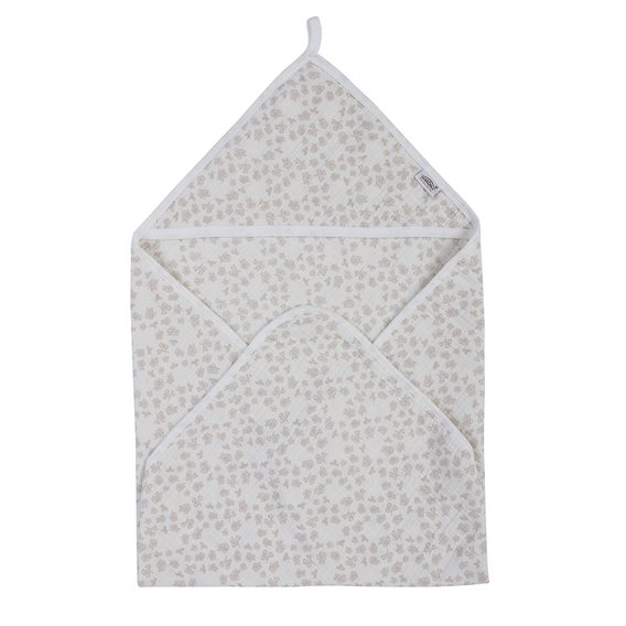 Makoma Mušelínová osuška s kapucí ROSE FLOWER