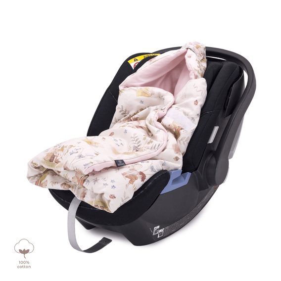 Makaszka Zavinovačka/deka do autosedačky Cotton FAIRIES