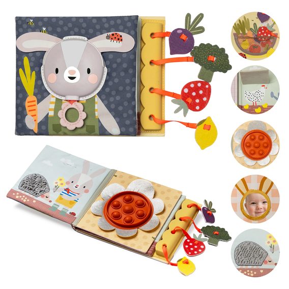 Taf Toys Knížka s aktivitami Garden My 1st Busy Book