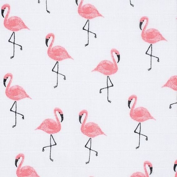 Jollein Bavlněné pleny 4ks (70x70cm) - FLAMINGO