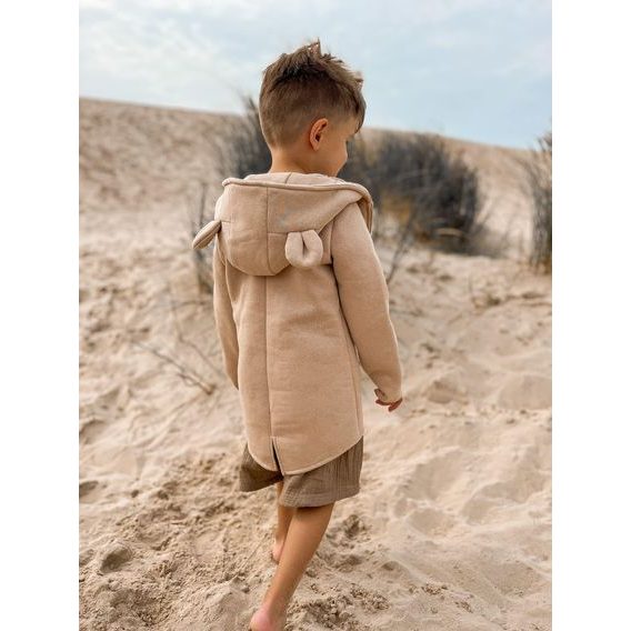 Bunnykids Mikino-kabátek Medvídek LATTE