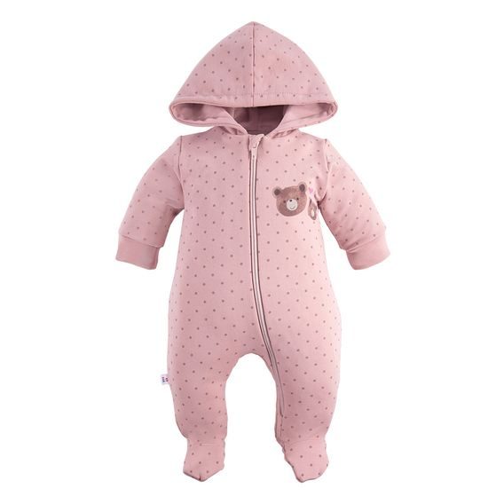 Eevi Kojenecká kombinéza overal Hearts&Bears RŮŽOVÁ