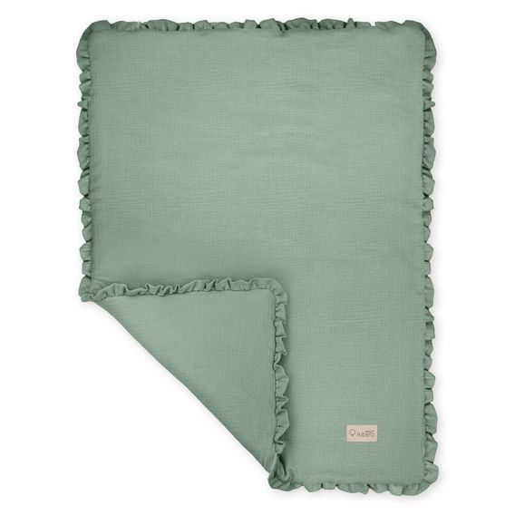 Albero Mio Zateplená mušelínová dětská deka ŠALVĚJOVÁ