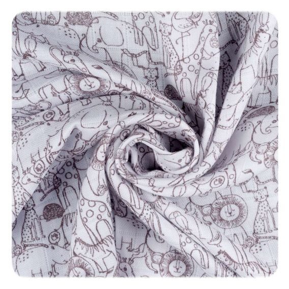 Kikko Bambusové pleny XKKO®BMB 70x70cm Safari ATMOSPHERE MIX
