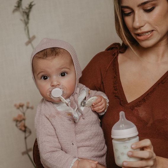 Suavinex Poetry dudlík fyziologický SX Pro 0-6m RŮŽOVÝ