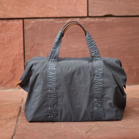 Childhome Přebalovací taška Mommy Bag Signature Urban Dark Grey