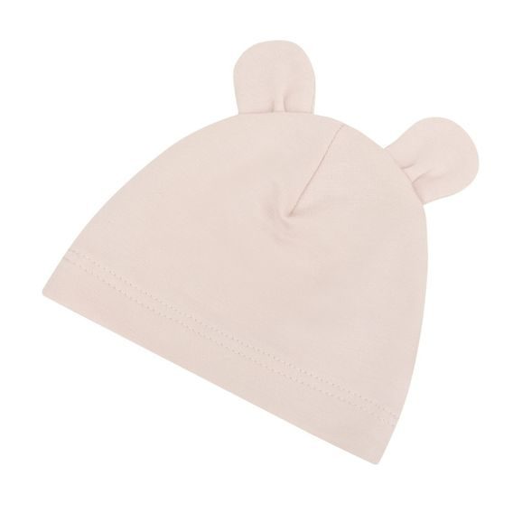 Samiboo Bambusová čepička s oušky PÍSKOVÁ