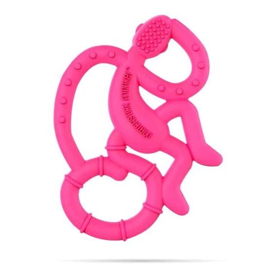 Matchstick Monkey Kousátko Mini Monkey s antimikrobiálním povrchem RŮŽOVÉ