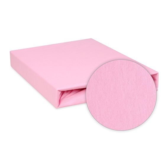 BabyMatex Nepromokavé jersey prostěradlo 140x70cm RŮŽOVÉ