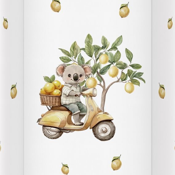Albero Mio Přebalovací podložka měkká profilovaná 70x47 (446) TRAVELLING KOALA
