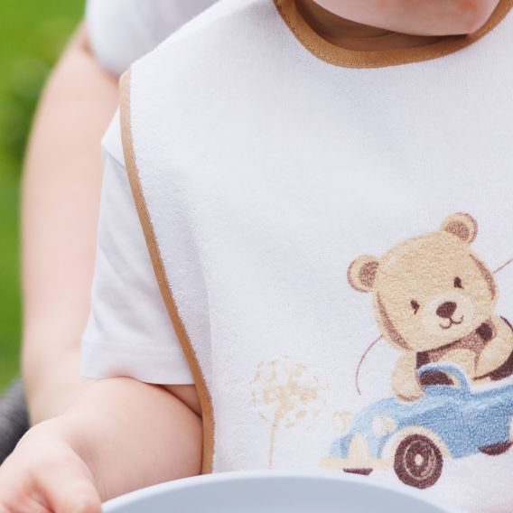 BabyOno Bryndák froté 9m+ BÉŽOVÝ