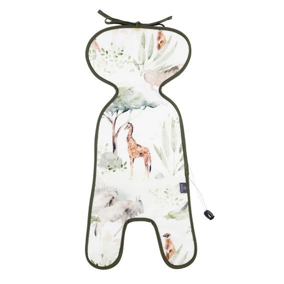 Makaszka Bambusová prodyšná podložka do autosedačky 0-18kg SAVANNA