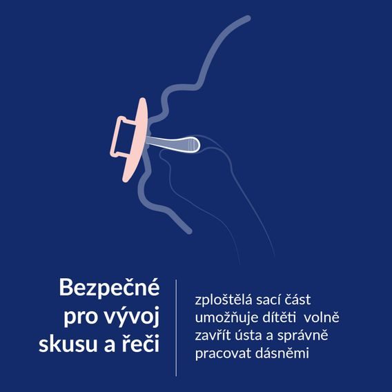 LOVI 2x dudlík silikonový dynamický PRIME 18m+ Baby Blue/Blue