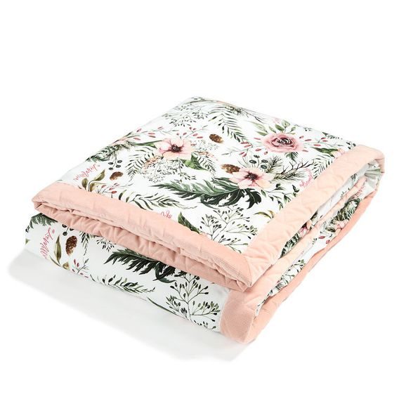 La Millou Deka Velvet "XL" (140x200cm) - WILD BLOSSOM & POWDER PINK