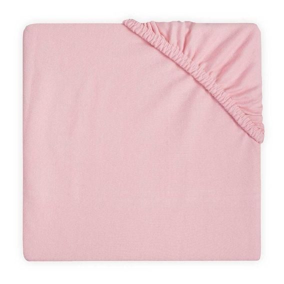 Jollein Prostěradlo DOUBLE JERSEY 120x60cm BLUSH PINK