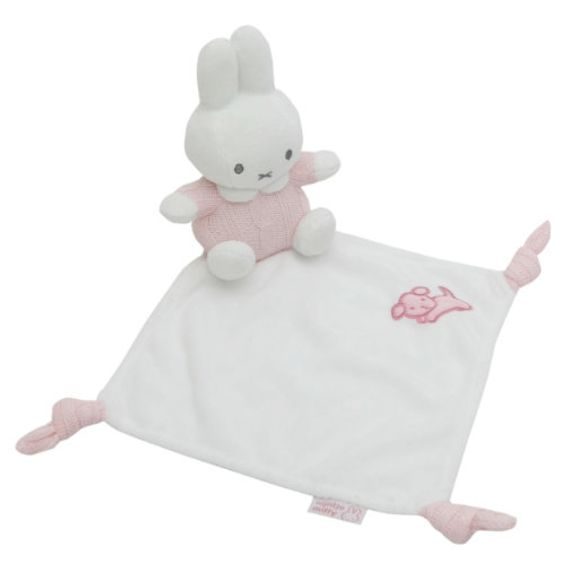 Tiamo Plyšový mazlík zajíček MIFFY KNITTED - PINK