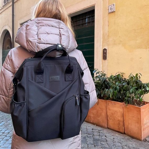 BabyOno Přebalovací batoh Modern Style ČERNÝ
