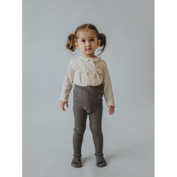 Tatrasvit Punčocháče s kšandami 100% BIO bavlna ŠEDÁ