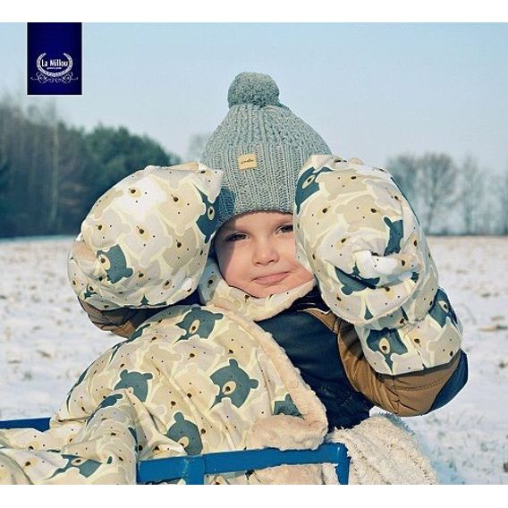 La Millou Luxusní rukávník RUKAVICE na kočárek, LA MILLOU FAMILY - OPAL
