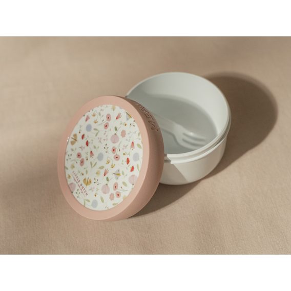 Little Dutch Box na ovoce s vidličkou Květiny a motýli