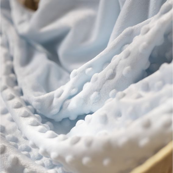 Interbaby Deka extra měkká Kuličky MODRÁ