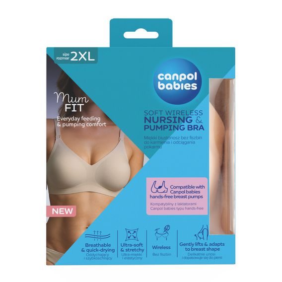 Canpol babies Podprsenka na kojení a odsávání MumFIT 2XL