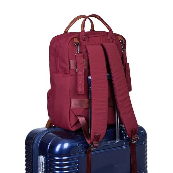 Childhome Přebalovací batoh Family Club Signature Urban Burgundy