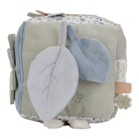Little Dutch Plyšová kostka s aktivitami králíček Miffy Lucky Leaves