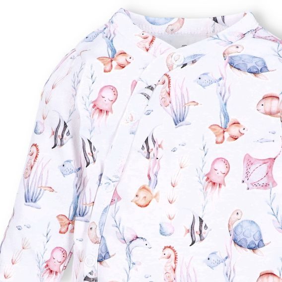 NINI Zavinovací body dlouhý rukáv Ocean Girl MOŘSKÁ ZVÍŘÁTKA