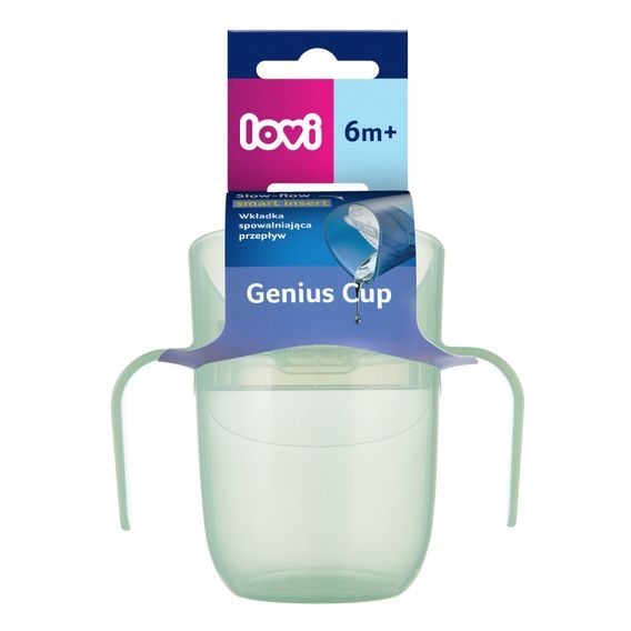 LOVI Hrneček tréninkový GENIUS 150ml Pistachio