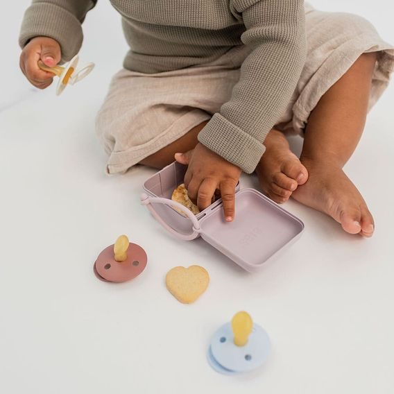 Bibs Krabička na dudlík DUSKY LILAC