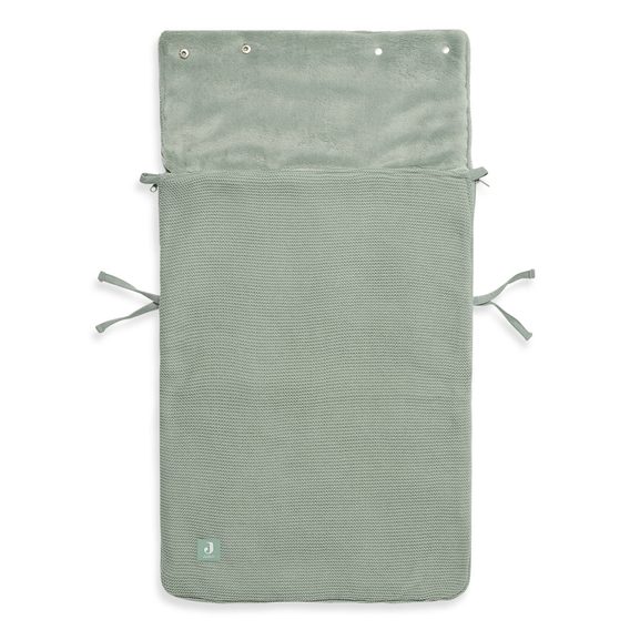 Jollein Fusak do autosedačky Basic Knit FOREST GREEN