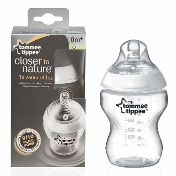 Tommee Tippee Kojenecká láhev C2N 260ml 0m+, 1ks