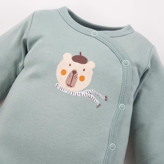 Eevi Body celorozepínací Beary Cool ŠALVĚJOVÁ