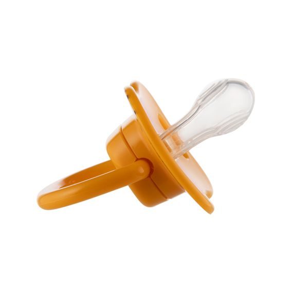 Canpol babies Dudlík 0-6m silikon symetrický 2ks BabiesBoo ORANŽOVÝ