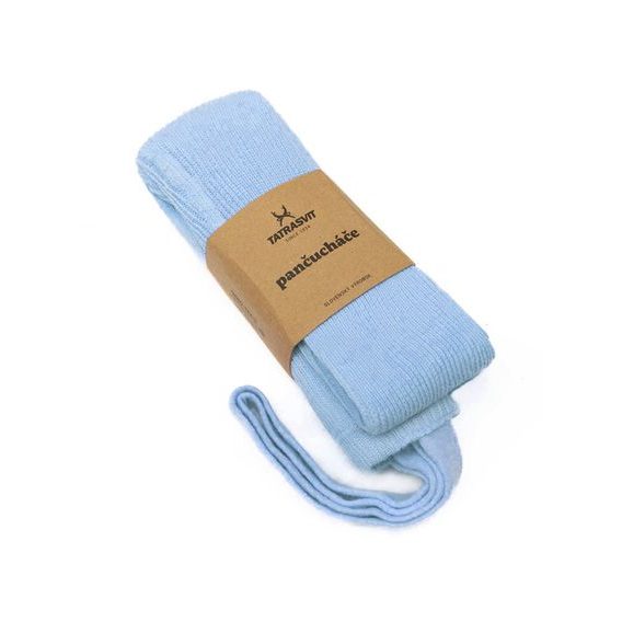 Tatrasvit Punčocháče s kšandami 100% bavlna SVĚTLE MODRÁ